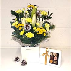 A Bright Winters Day Gift Box and Chocolates