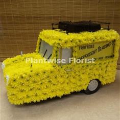 Del Boy Trotters Van Made In Flowers - 3D Design