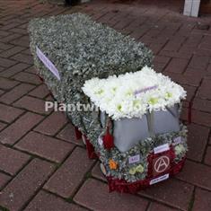 3D Atkison Lorry Flower Wreath For Funerals