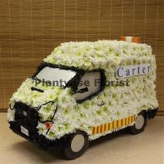 Ford Transit Van Funeral Wreath 