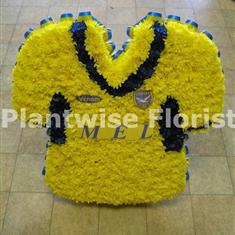 Canvey Island FC Football Shirt Funeral Flowers Wreath