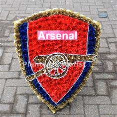 Football Badge Funeral Wreath Arsenal