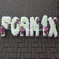 9h Floral Letters From Your School Form Or Class
