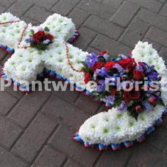 Large Size Anchor Funeral Wreath 