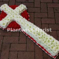 Celtic Floral Cross Wreath