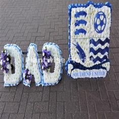 1 Southend Football Badge with Dad Lettering 