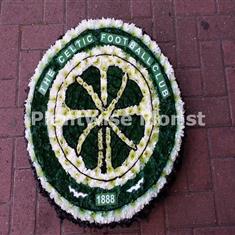 Celtic Football Club Logo Badge Made As Funeral Flower Wreath