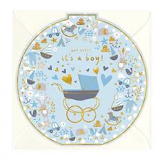 Baby Boy Greetings Card