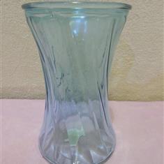 Blue Coloured Glass Vase 