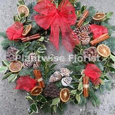 Large Fresh Christmas Pine Wreath