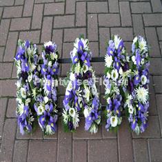 3 NAN Wreath Made as Loose Textured Design