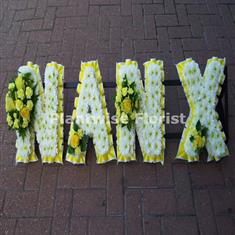 3 NAN X Floral Tribute with Clusters - With One Kiss 