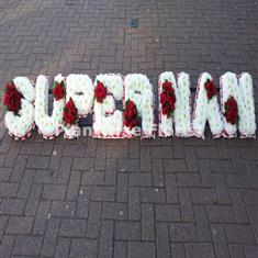 3 SUPER NAN Floral Letters Wreath with Clusters