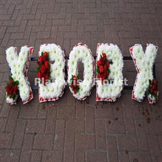 9g  X BOB X Floral Letters with Clusters Any Name Can Be Spelt