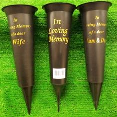 In Loving Memory Grave Spike Vase For Flowers - For Every Relation