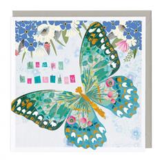 A Happy Birthday Card - Butterfly design