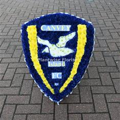 Canvey Island Football Badge Funeral Wreath