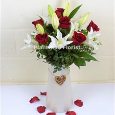 Scent of Seduction - Red Roses &amp; White Lilies - Eco Friendly