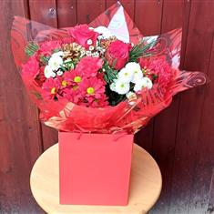 Classic Christmas Handtied Bouquet