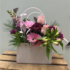 Flower Bag Arrangements 