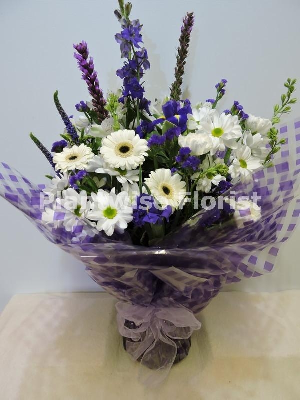Blue Moon Summer Handtied Bouquet Plantwise Florist Canvey Island